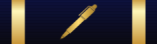 Golden Pen Ribbon