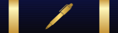 Golden Pen Ribbon